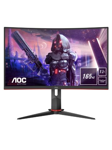 AOC C27G2U/BK 27" Full HD VA FreeSync Premium 165Hz Curved Gaming Monitor