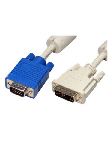 Cables Direct 2m DVI-A - SVGA m/m VGA (D-Sub) Beige