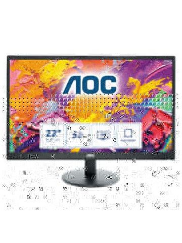 AOC 70 Series E2270SWDN LED display 54.6 cm (21.5") 1920 x 1080 pixels Full HD Black