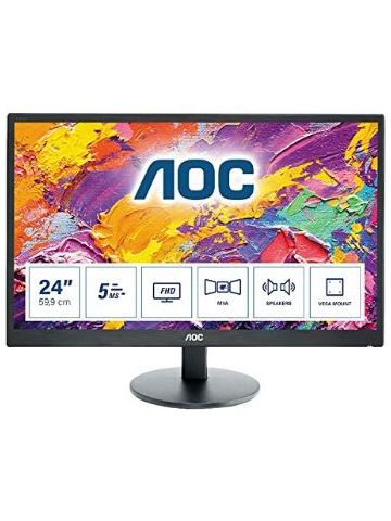 AOC M2470SWH LED display 61 cm (24") 1920 x 1080 pixels Full HD Black