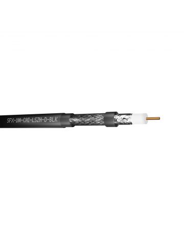 Securi-Flex SFX/100-CAI-LSZH-D-BLK-250 coaxial cable 250 m Black