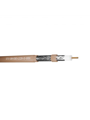 Securi-Flex SFX/100-CAI-LSZH-D-BRN-250 coaxial cable 250 m Brown