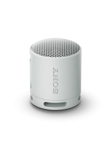 Sony SRS-XB100 - Wireless Bluetooth Portable Speaker, Durable IP67 Waterproof & Dustproof, 16 Hour Battery, Eco, Outdoor and Travel in Light Grey