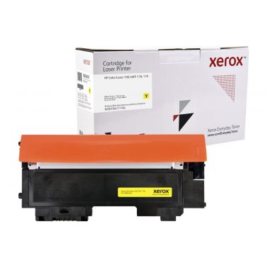 Xerox 006R04593 Toner-kit yellow, 700 pages (replaces HP 117A/W2072A) for HP Color Laser 150