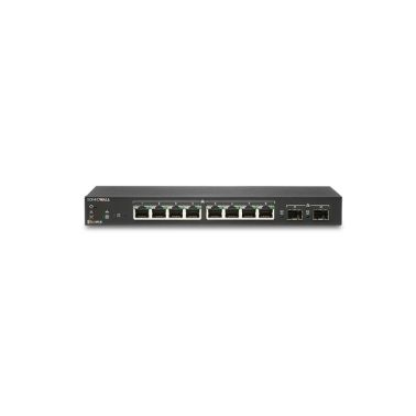 SonicWall SWS12-8POE Managed L2 Gigabit Ethernet (10/100/1000) Black Power over Ethernet (PoE)