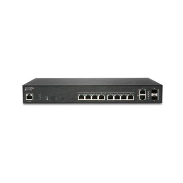 SonicWall SWS12-10FPOE Managed L2 Gigabit Ethernet (10/100/1000) Black Power over Ethernet (PoE)