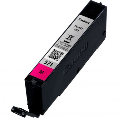 Canon 0387C001/CLI-571M Ink cartridge magenta, 297 pages ISO/IEC 24711 182 Photos 6,5ml for Canon Pixma MG 5750/7750