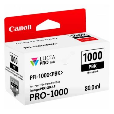 Canon 0546C001 (PFI-1000 PBK) Ink cartridge bright black, 2.21K pages, 80ml