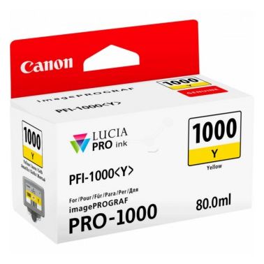 Canon 0549C001 (PFI-1000 Y) Ink cartridge yellow, 3.37K pages, 80ml