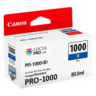 Canon 0555C001 (PFI-1000 B) Ink cartridge blue, 4.88K pages, 80ml