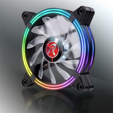 RAIJINTEK SKLERA 12 RBW ADD-1 Computer case Fan 12 cm Black, White 1 pc(s)