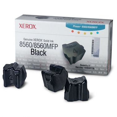 Xerox 108R00726 Dry ink in color-stix black, 3x3.4K pages Pack=3 for Xerox Phaser 8560