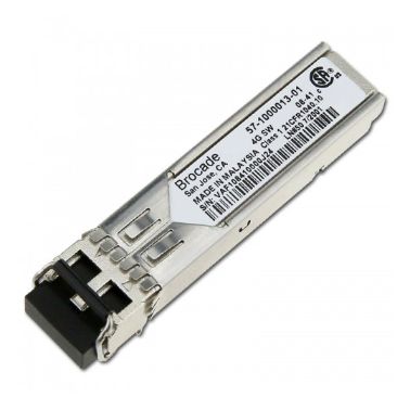 Brocade - SFP+ transceiver module - 10 GigE - 10GBase-SR - LC multi-mode - up to 984 ft (pack of 8)