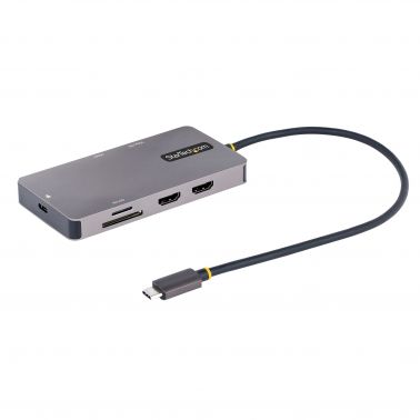 Startech.Com Usb C Multiport Adapter Dual Hdmi Video 4k 60hz Usb-A Hub 100w Power