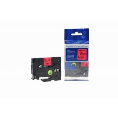 CTS Compatible Brother P Touch TZe-421 Black on Red also for TZ-421 Label Cassette