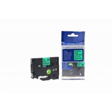 CTS Compatible Brother P-Touch TZe-731 Black on Green also for TZ-731 Label Cassette