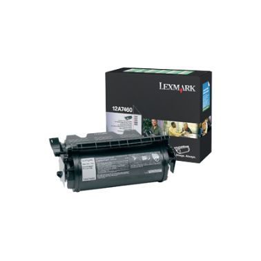 Lexmark 12A7460 Toner black, 5K pages  5% coverage