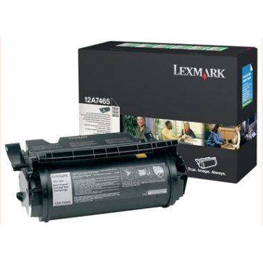 Lexmark 12A7610 Toner cartridge black extra High-Capacity remanufactured, 32K pages/5% for Lexmark T 632