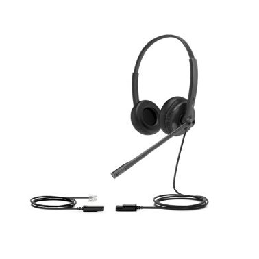 Yealink YHS34 Lite Dual Headset Wired Head-band Office/Call center Black