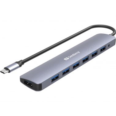 Sandberg USB-C to 7 x USB 3.0 Hub