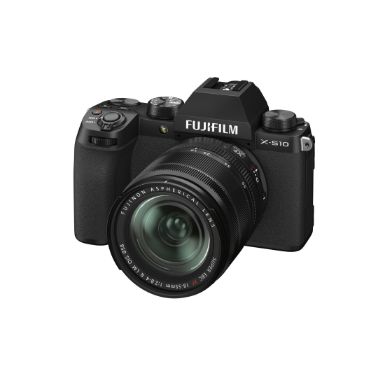 Fujifilm X-S10 Mirrorless Camera with 18-55mm f/2.8-4 R LM OIS XF Zoom Lens - Black