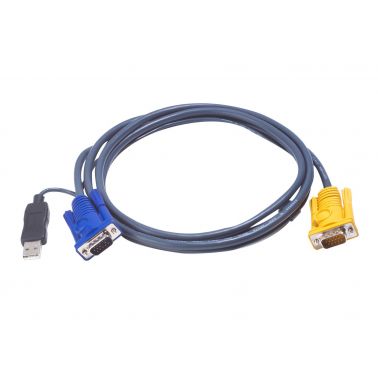 Aten 2L5202UP KVM cable 1.8 m Black