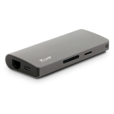 LMP 18641 laptop dock/port replicator USB 3.2 Gen 1 (3.1 Gen 1) Type-C Grey