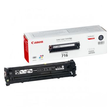 Canon 1980B002 (716BK) Toner black, 2.3K pages  5% coverage