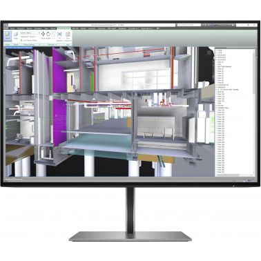 HP Z24u G3 computer monitor 61 cm (24") 1920 x 1200 pixels WUXGA Silver