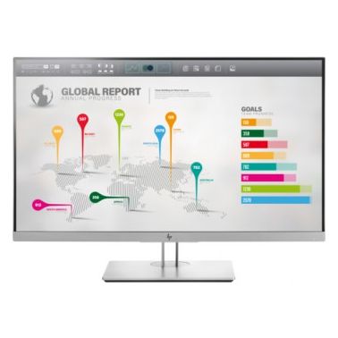 HP EliteDisplay E273q 68.6 cm (27") 2560 x 1440 pixels Quad HD LED Flat Black,Silver