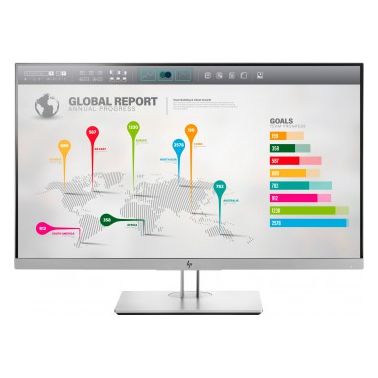 HP EliteDisplay E273q 68.6 cm (27") 2560 x 1440 pixels Quad HD LED Black,Silver