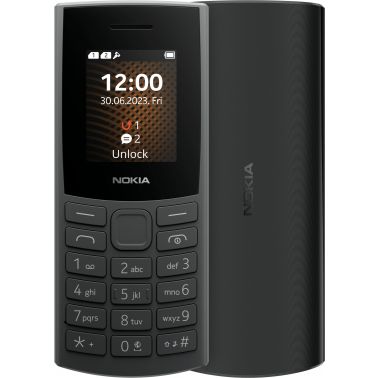 Nokia 105 4G (2023) 4.57 cm (1.8") 93 g Charcoal Feature phone