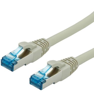 VALUE S/FTP Patch Cord Cat.6a, grey 0.5 m