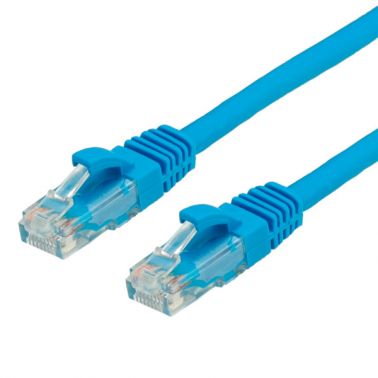 Value UTP Cable Cat.6, halogen-free, blue, 1 m