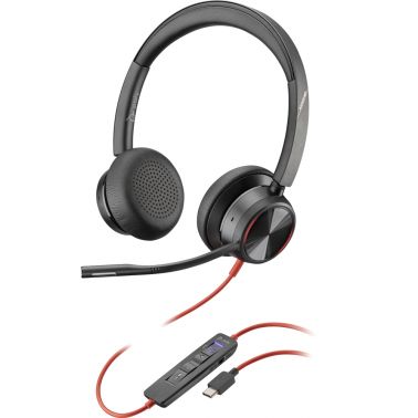 POLY Blackwire 8225 Headset Wired Head-band Office/Call center USB Type-C Black