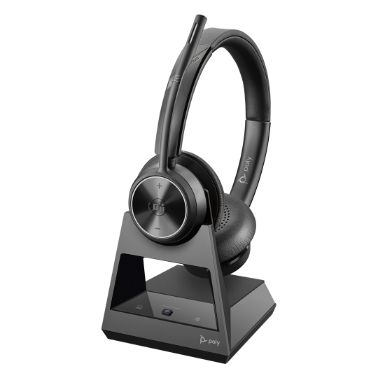 POLY SAVI 7300 Headset Wireless Handheld Office/Call center Black