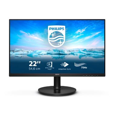 PHILIPS 222V8LA Full HD 22" LCD Monitor - Black