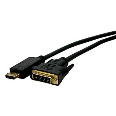 Cablenet 2m DisplayPort Male 1.2 - DVI-D Male 1080p Uni-D Black Cable