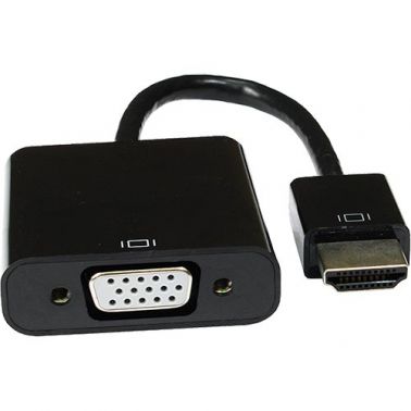 Cablenet HDMI 1.4b Male SVGA Female Passive Adaptor 1080p 60Hz+3.5mm Audio+USB