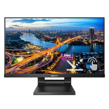 Philips 242B1TC/00 computer monitor 60.5 cm (23.8") 1920 x 1080 pixels Full HD LED Touchscreen Black