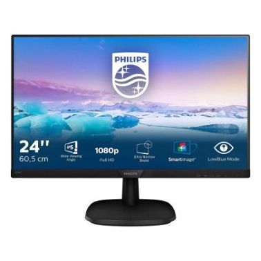 Philips 243V7QDAB - 24 Inch FHD Monitor 75Hz 4ms IPS Speakers