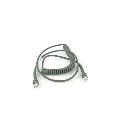 Zebra CABLE RS232 6IN COILED ROHS COMPLIANT Extension cable