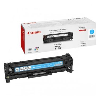 Canon 2661B002 (718C) Toner cyan, 2.9K pages  5% coverage