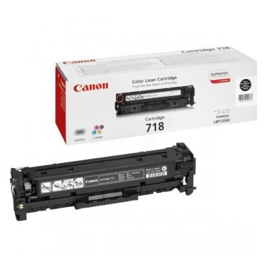 Canon 2662B002 (718BK) Toner black, 3.4K pages  5% coverage