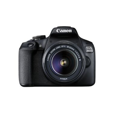 Canon EOS 2000D BK 18-55 IS + SB130 +16GB EU26 SLR Camera Kit 24.1 MP CMOS 6000 x 4000 pixels Black