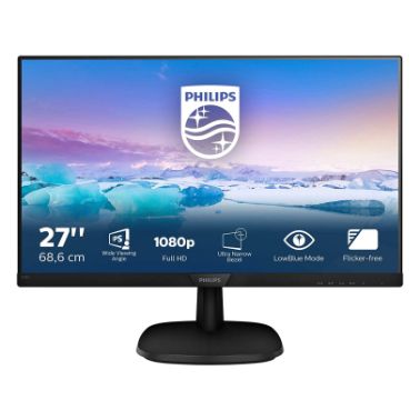 Philips 273V7QJAB - 27 Inch FHD Monitor 75Hz 4ms  IPS Speakers