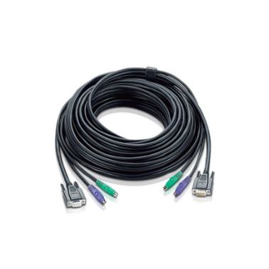 Aten 67ft PS/2 KVM cable 20 m Black