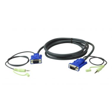 ATEN 2L-2515A VGA cable 15 m VGA (D-Sub) Black