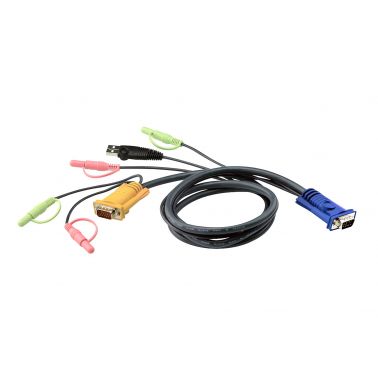 ATEN 2L5301U KVM cable Black 1.2 m