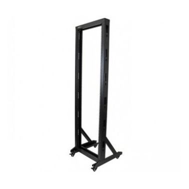 StarTech.com 2-Post Server Rack with Casters - 42U